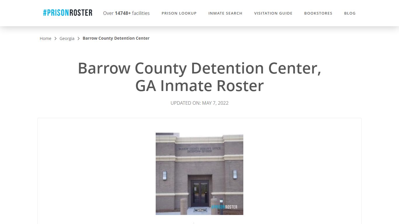 Barrow County Detention Center, GA Inmate Roster